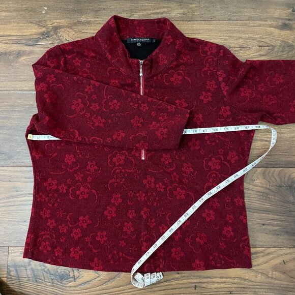 Robert Kitchen Flowery Long Sleeve Top - Picture 6 of 7